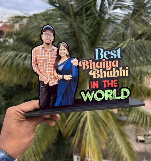 Personalised Rakhi Photo Table Top
